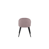 Sammet Matstol Gammelrosa, Svart, Corduroy