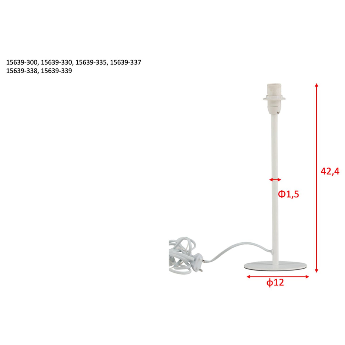 Dasir Bordslampa Svart