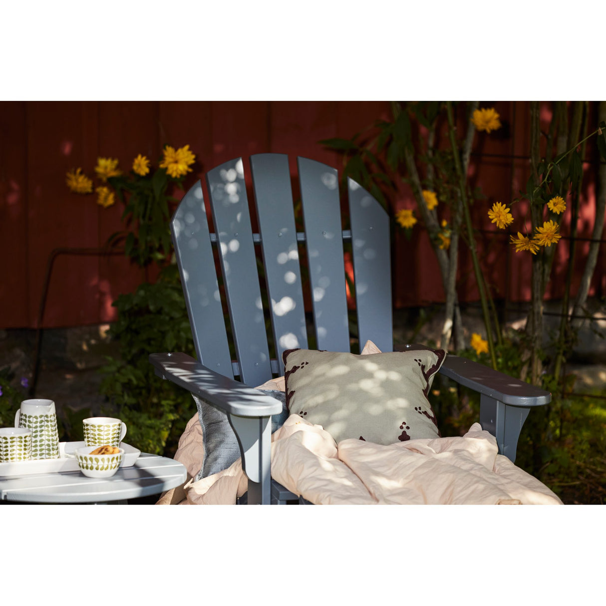 Tennessee Däckstol Stålgrå