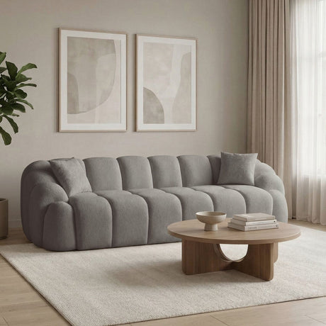 Octavio (268 x 70 x 80 cm) 4-sits soffa Grå