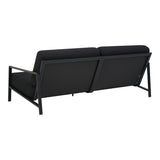 Lyra 2,5-sits Soffa 193x99 cm Svart/Teddy Black