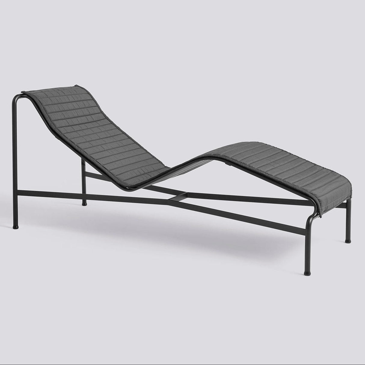 Quiltad Dyna Till Palissade För Schäslong, Antracit