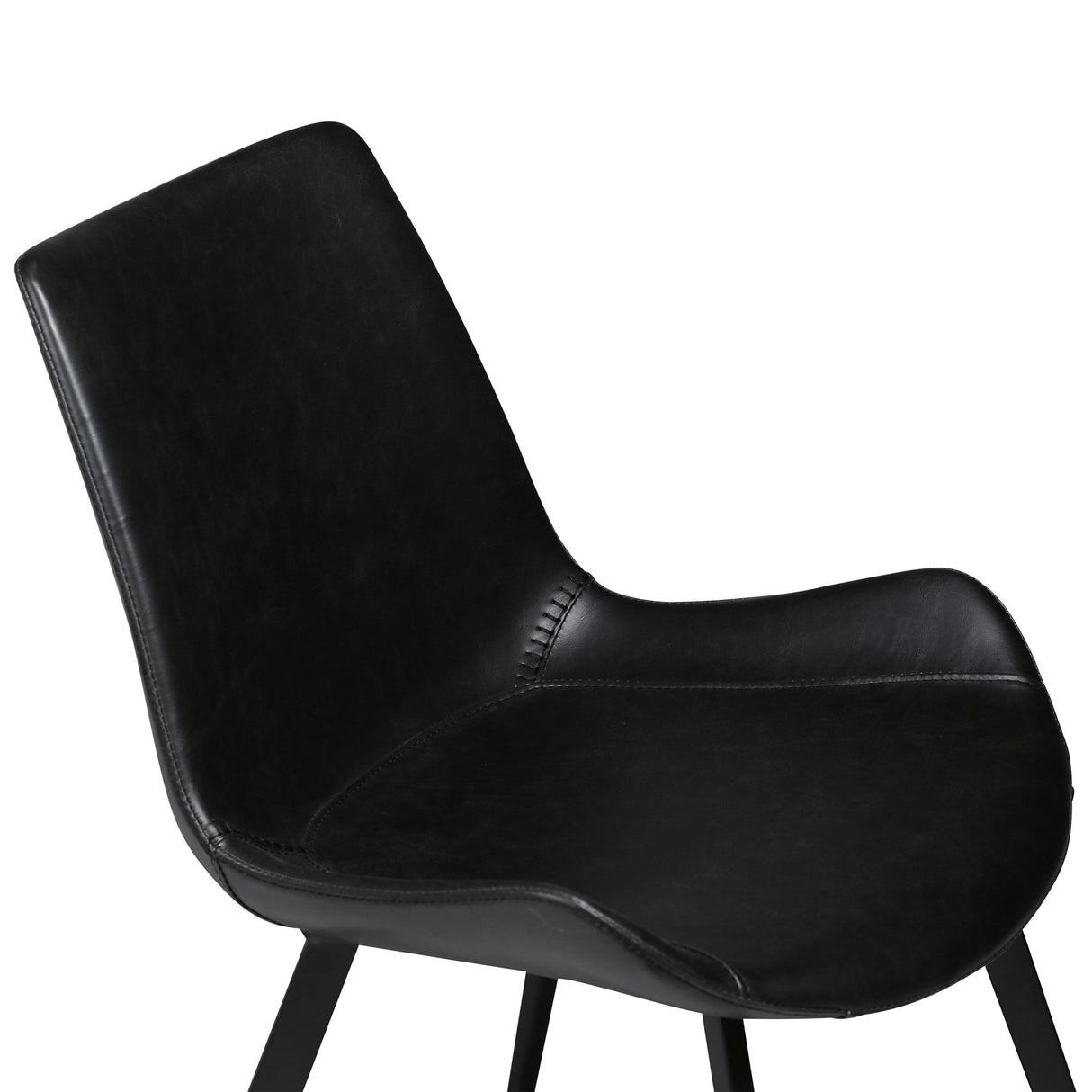 Hype Stol Vintage Black Art.Leather, Black