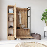Paramaribo Slim (90 x 180 x 34 cm) Atlantisk furu Hallstativ
