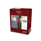 Siena E27 Vägglampa Ute Grå