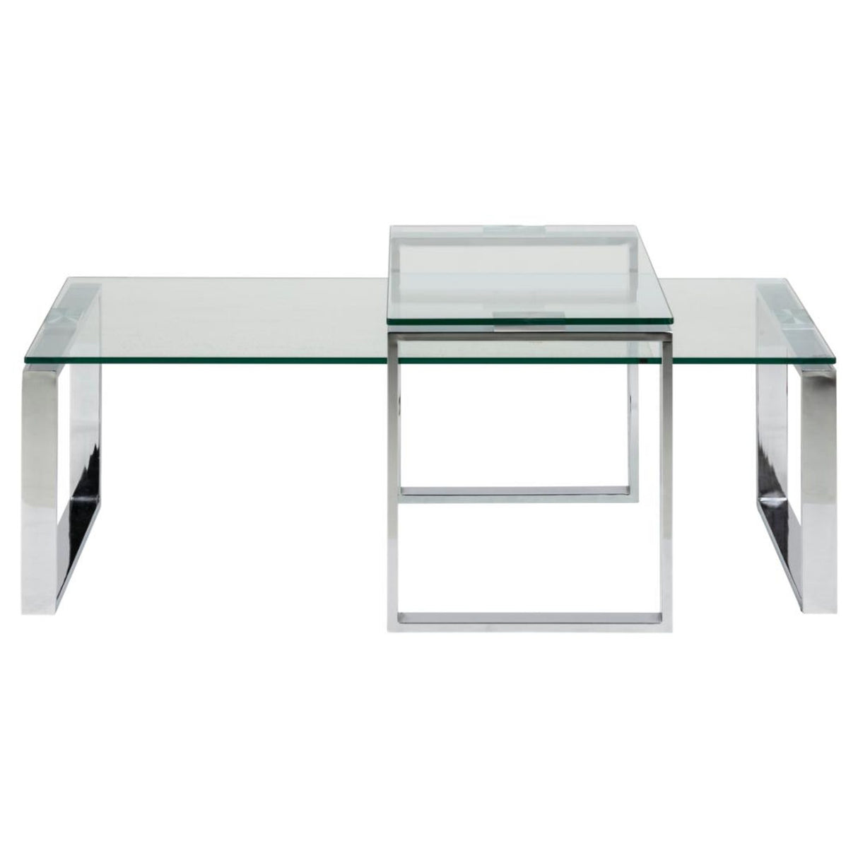 Katrine Soffbord 45x115x69 cm Klart glas