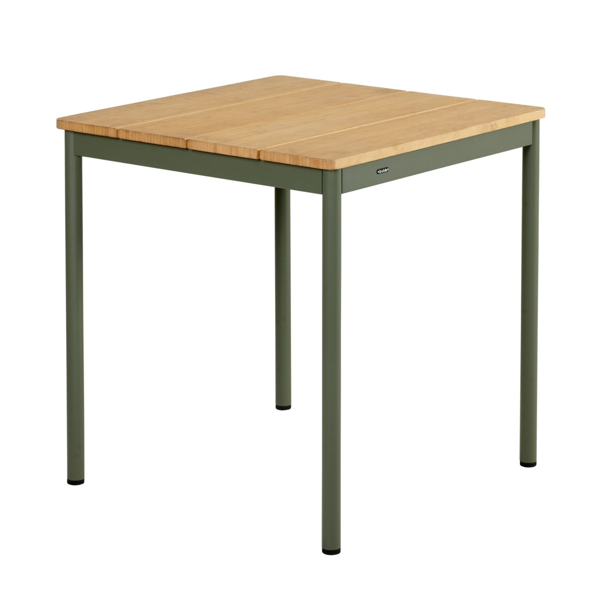 Nox Cafébord Nordic Green/Bambu, 69x69 cm