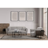 Minsk (215 x 85 cm) 3-sits bäddsoffa Grå