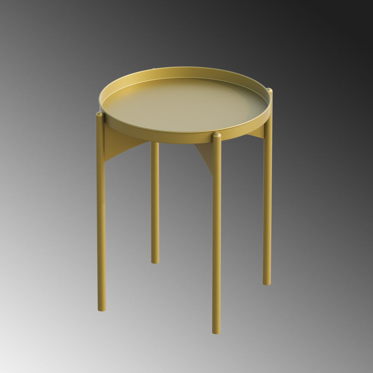 Tbilisi II (44 x 57 x 44 cm) Soffbord Guld