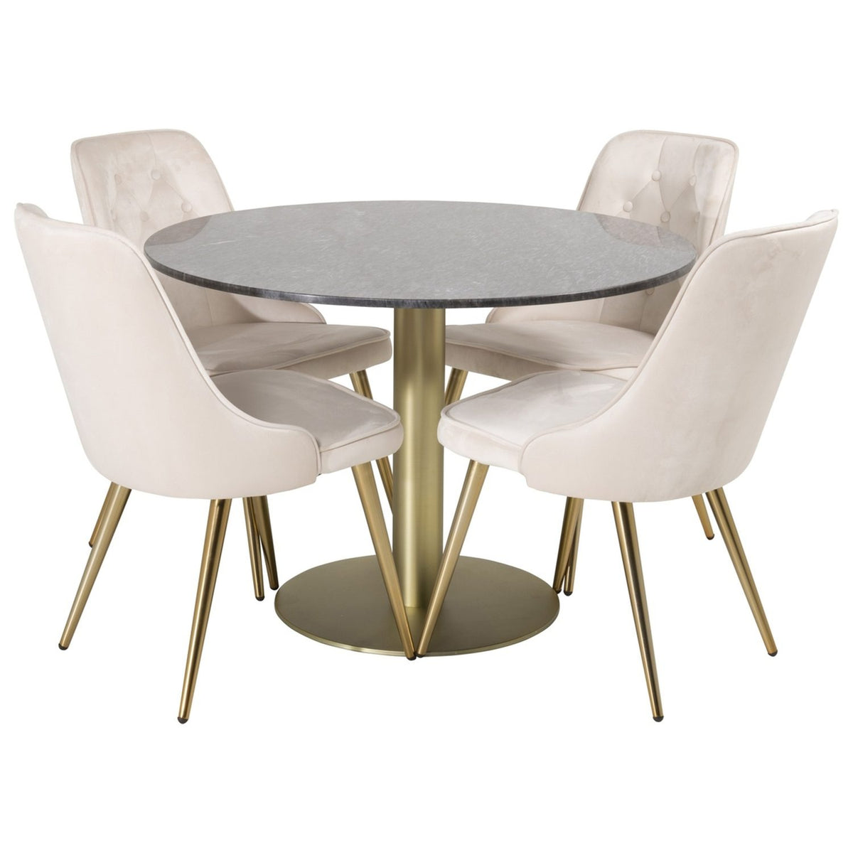 Estelle, Velvet Deluxe Rund matgrupp