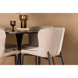Glade, Modesto Rund matgrupp Svart,Brun, Svart, ⌀100