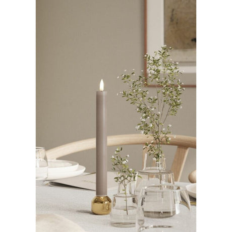LED 2-Pack 2,2x24 cm Kronljus Mocca