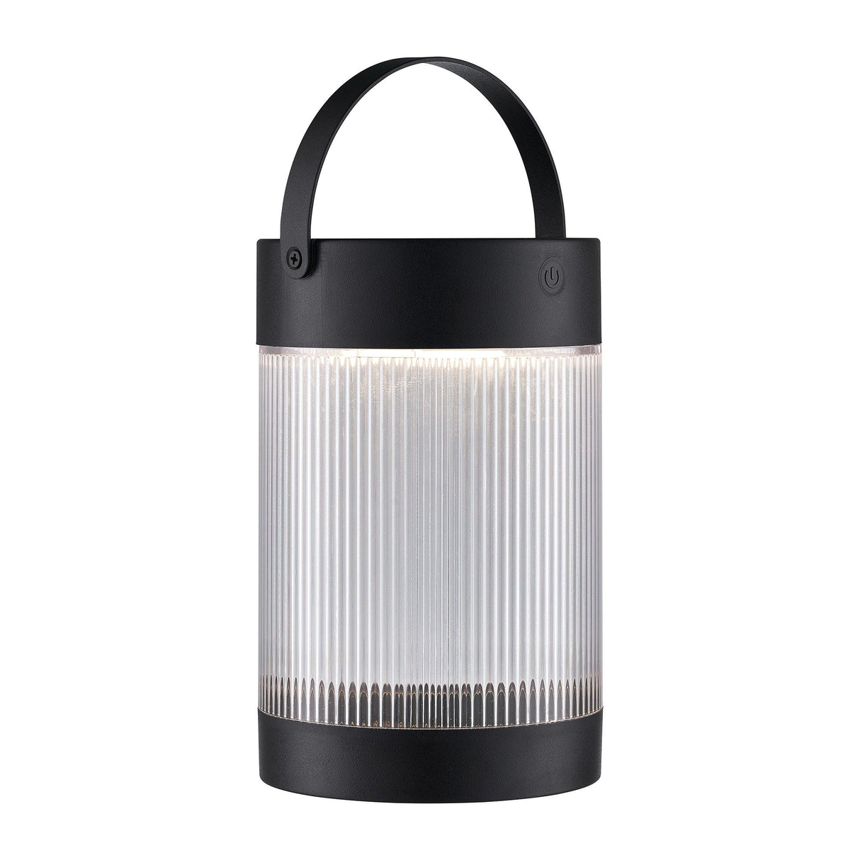 Coupar Solcell Uppladdningsbar Lampa Svart
