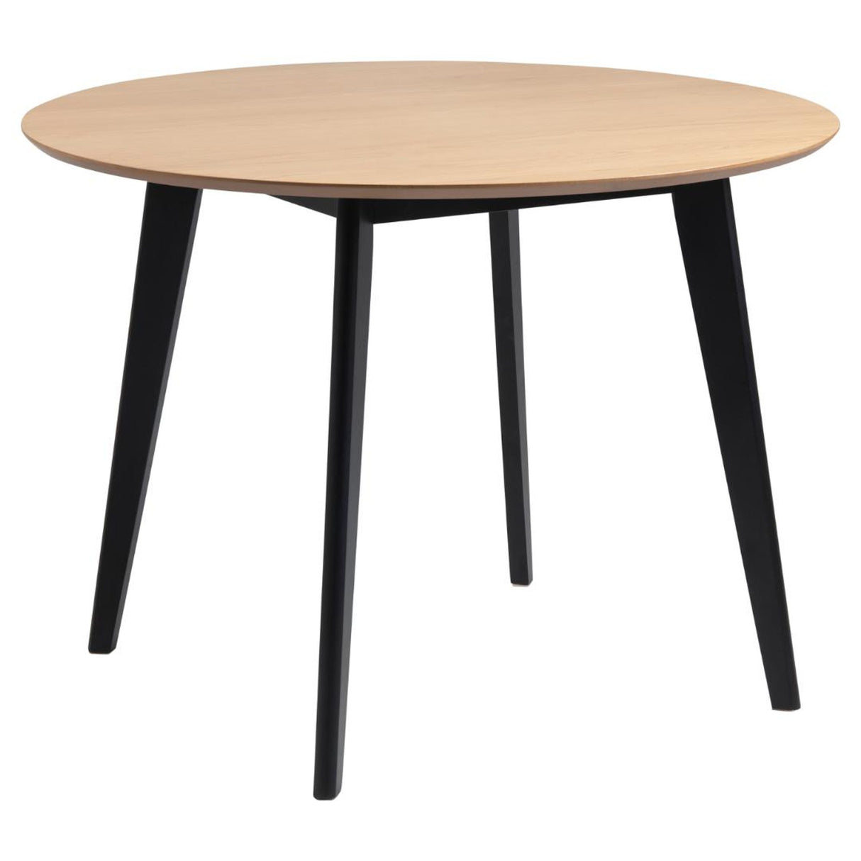 Roxby Matbord 76x105x105 cm Ek/Svart