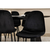 Bianca, Polar Oval matgrupp Svart, Svart, 200 x 90