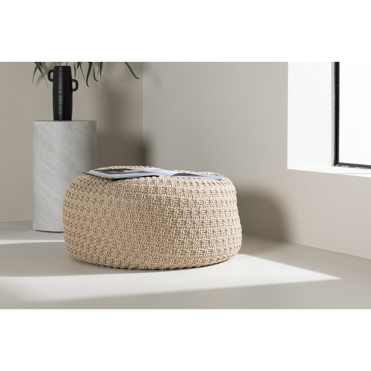 Sam Puff Beige, ⌀45