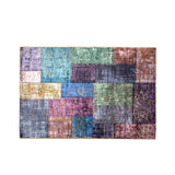 Siv patchworkmatta 200x290 cm Multi