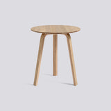 Bella Ø45 × H49 cm Soffbord ek med vattenbaserad lack