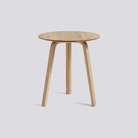 Bella Ø45 × H49 cm Soffbord ek med vattenbaserad lack