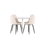 Plaza, Polar Rund matgrupp Beige,Svart, Beige, ⌀120