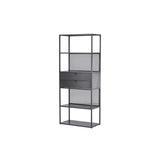 Santiago Hylla Svart, 80 x 185