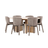 Strada, Astoria Oval matgrupp Brun, Vitpigmenterad, ⌀120