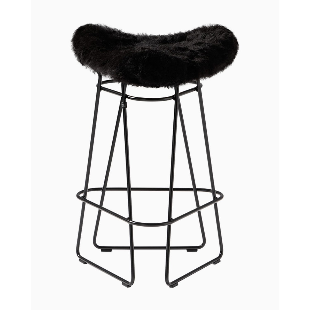 Iceland 82 cm Barstol Shorn Black