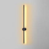 Doha (91 x 10 x 7 cm) Vägglampa Svart
