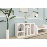 Liva 120 (120 x 74 x 37 cm) Konsol Vit