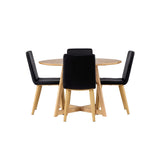 Yakidon, Today Rund matgrupp Svart, Natur, Brun, ⌀120