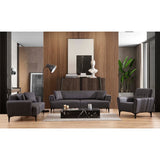 Jakarta (230 x 95 x 77 cm) 3-sits bäddsoffa Mörkgrå