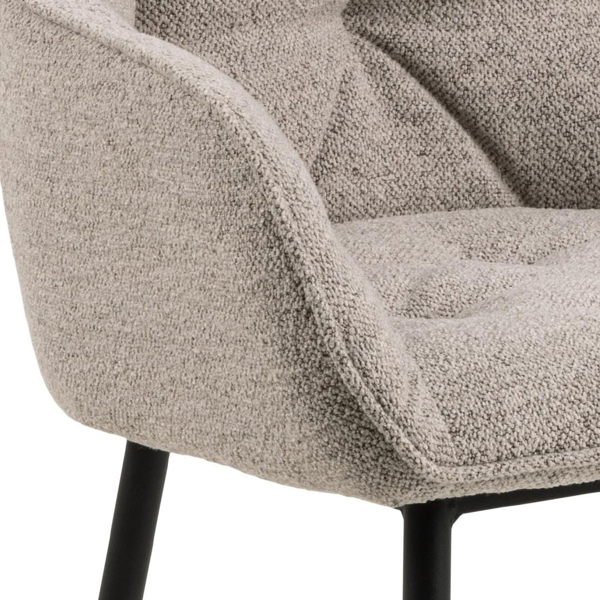 Toulon Matstol med Armstöd Sits Monza tyg Beige
