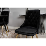 Velvet Deluxe Matstol Guld