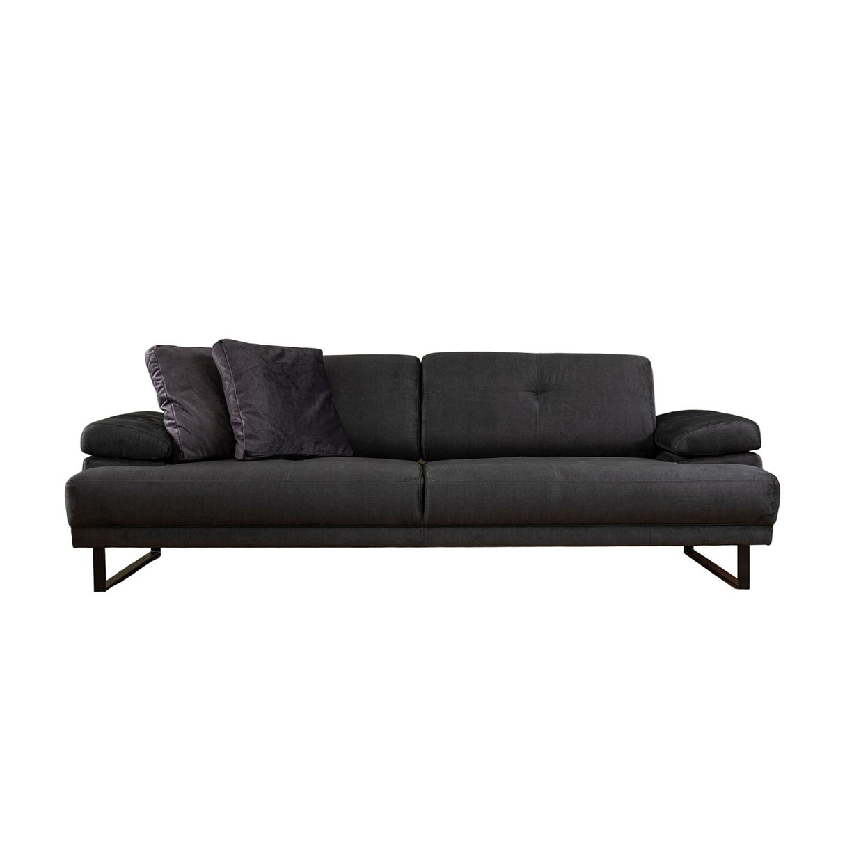 Quito (239 x 99 x 83 cm) 3-sits bäddsoffa Antracit