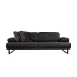 Quito (239 x 99 x 83 cm) 3-sits bäddsoffa Antracit