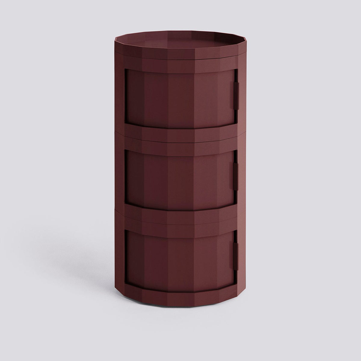 Facet Cabinet 30 38 × 38 × 71 cm Skåp Burgundy
