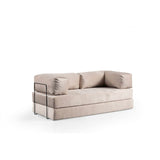 Tropea 2-sits bäddsoffa Kräm
