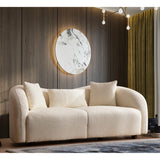 Lisbon (190 x 76 x 91 cm) Creme 2-sitssoffa