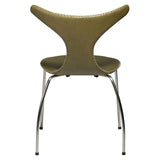 Dolphin Stol Moss Green Art.Leather