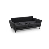 Port Louis 3 Seater (215 x 94 x 88 cm) Mörkgrå 3-sitssoffa