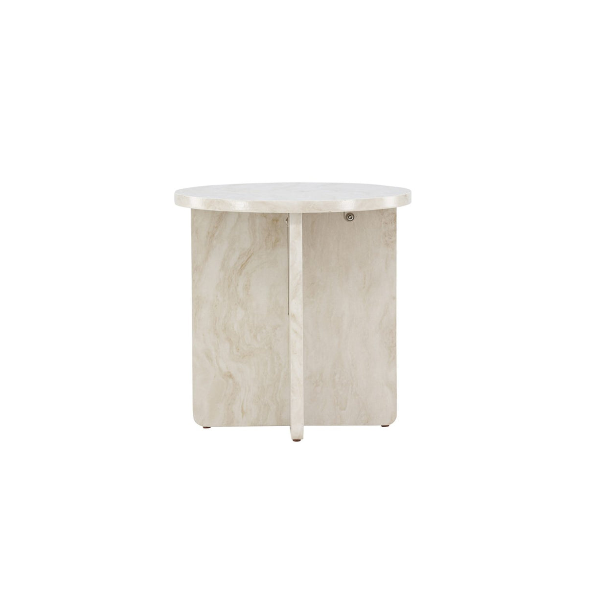 Ålesund Sidobord Beige, ⌀50