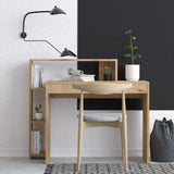 Trella (95 x 117 x 45 cm) Skrivbord för studier Ek