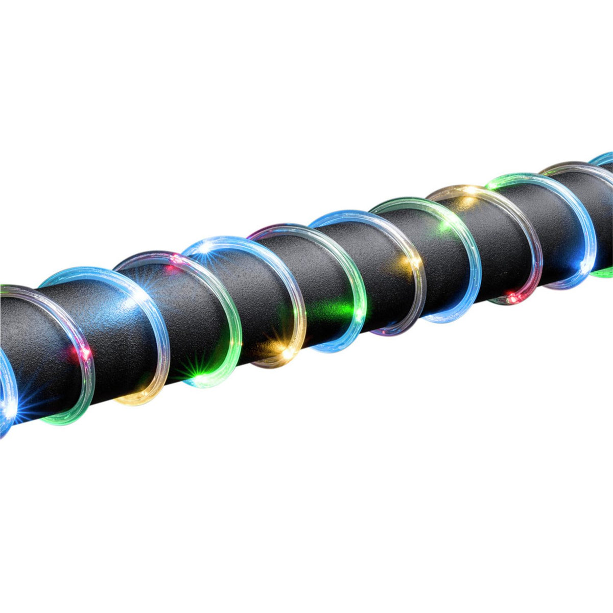Minislang LED sensor/timer 6/9h Ljusslinga Ute 5m, Färgad