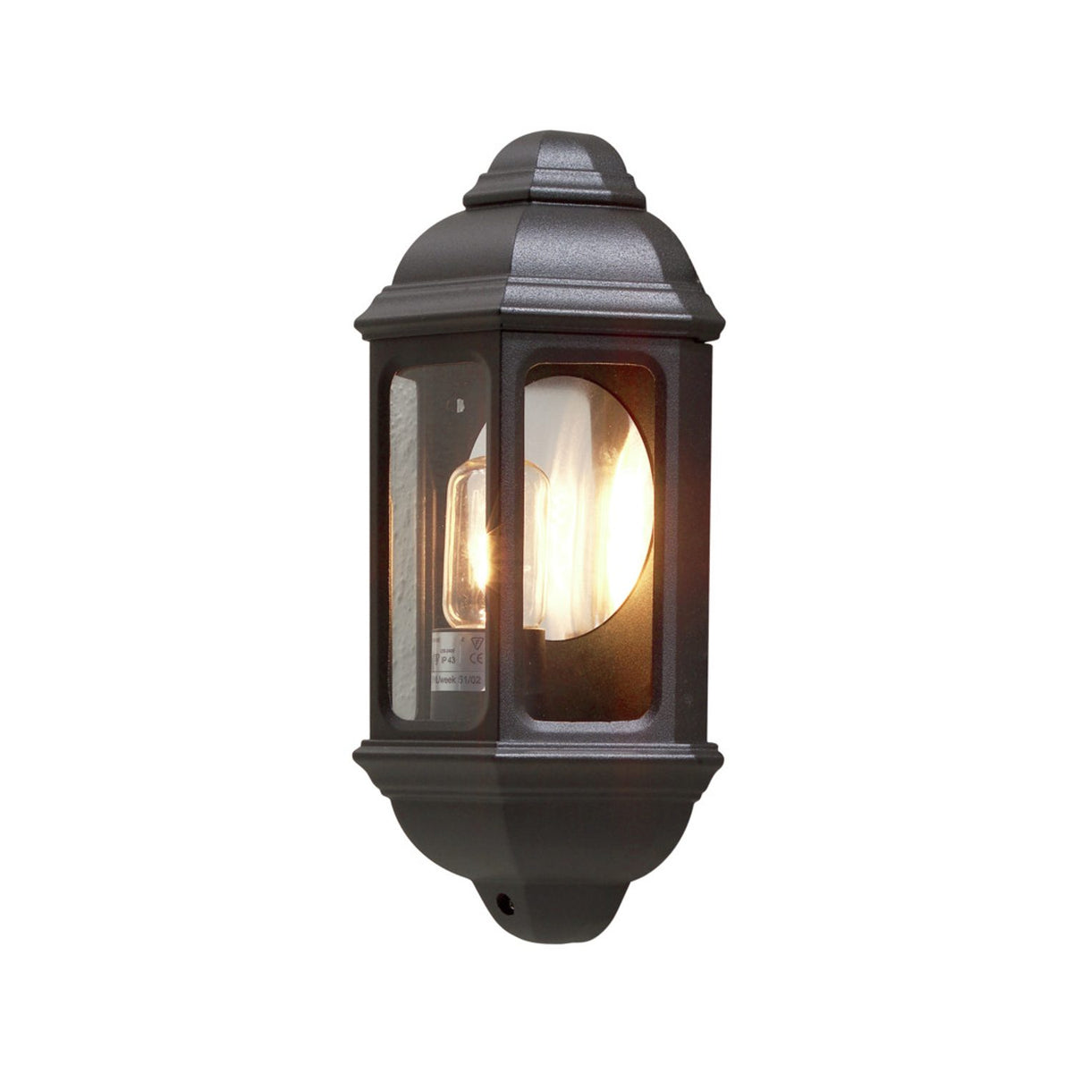 Cagliari Plafond E27 Vägglampa Ute Mattsvart