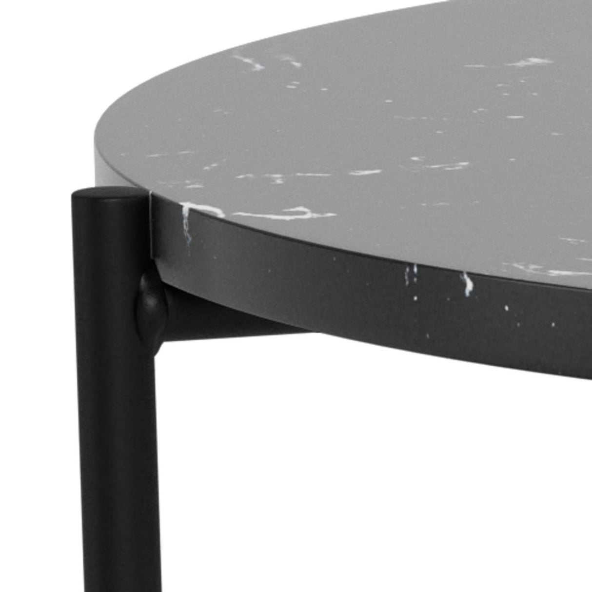 Opera Sidobord 52cm Svart Marmor