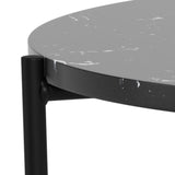 Opera Sidobord 52cm Svart Marmor