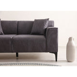 Piccolito 2-sits soffa Antracitgrå