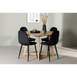 Yakidon, Polar Rund matgrupp Svart, Brun, ⌀120