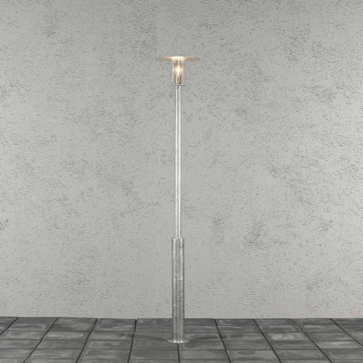 Mode Galvaniserad Lyktstolpe Hög (2.2m), E27