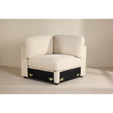 Salerno Hörnsoffa Beige, Hörndel
